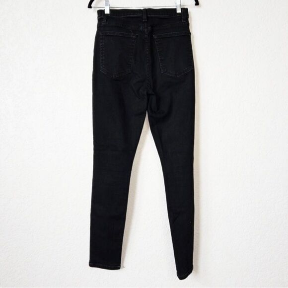 Reformation Faded Black Destroyed High & Skinny Jeans Size 29 - Picture 7 of 9